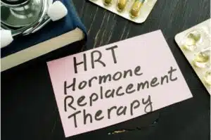 Hormone Replacement Therapy concept.