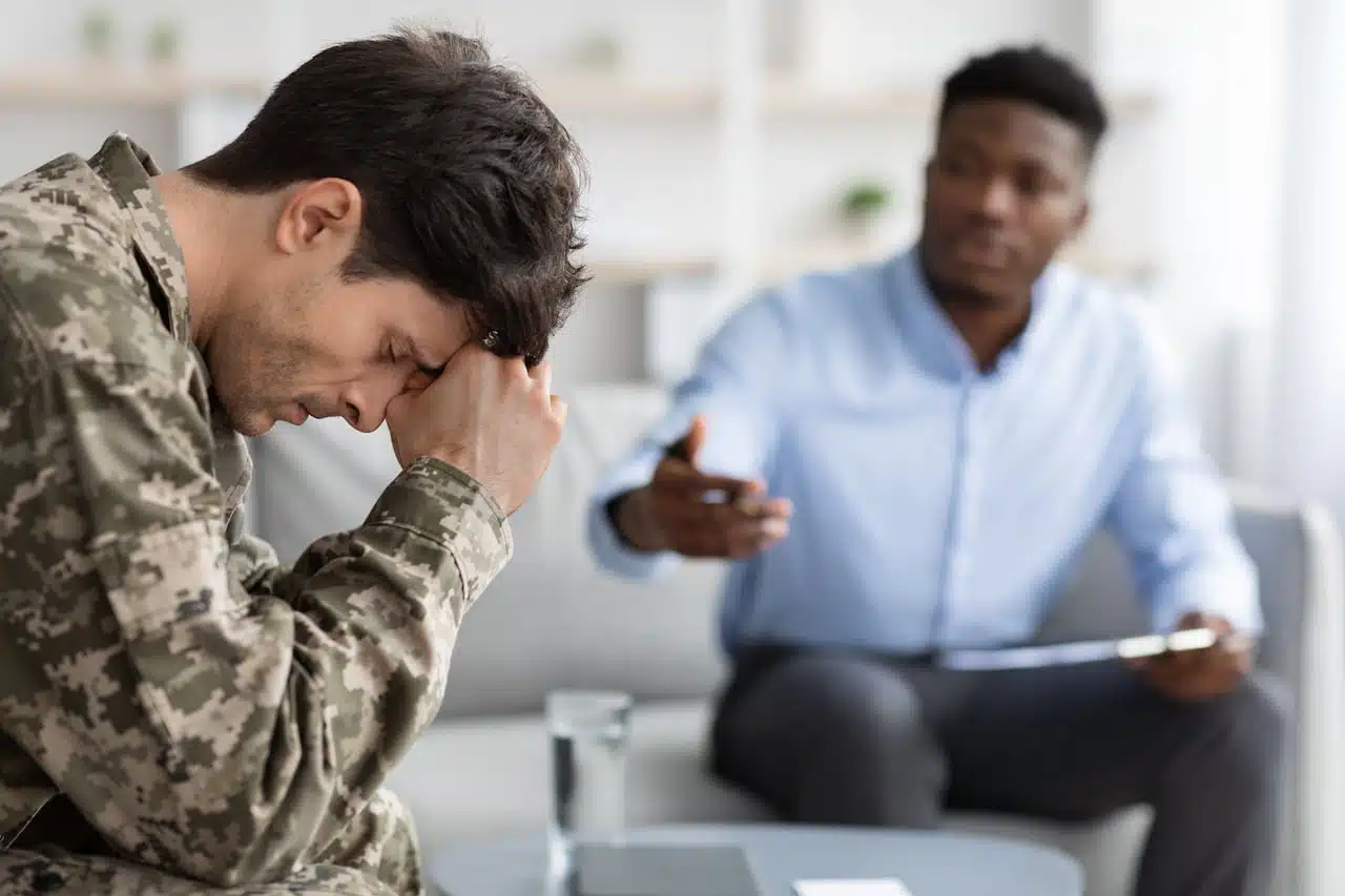 man with low testosterone experiencing symptoms of mood changes